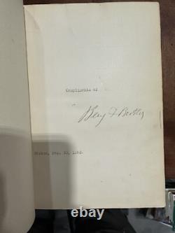 Butler's Book Major General Benjamin Franklin Butler First Edition 1892 SIGNED
