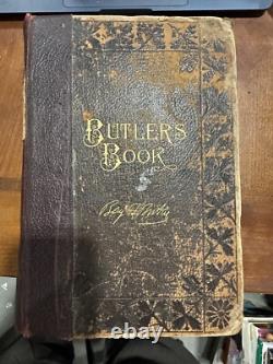 Butler's Book Major General Benjamin Franklin Butler First Edition 1892 SIGNED