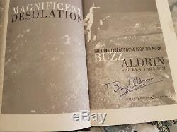 Buzz Aldrin Signed Magnificent Desolation Book Full Aftal/uacc Coa. 1st Edition
