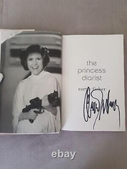 CARRIE FISHER SIGNED BOOK The Princess Diarist CARRIE FISHER Star Wars Leia