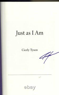 CICELY TYSON signed autographed 1st edition book