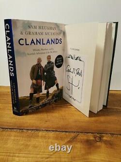 CLANLANDS book Signed SAM HEUGHAN and GRAHAM MCTAVISH (1st Ed, Hardback 2020)