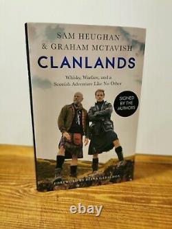 CLANLANDS book Signed SAM HEUGHAN and GRAHAM MCTAVISH (1st Ed, Hardback 2020)