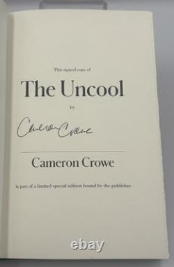 Cameron Crowe Signed Autograph The Uncool Memoir Hc Book 1st Edition 1st Print