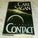 Carl Sagan Signed Contact Book 1985 First Edition First Printing HC/DJ