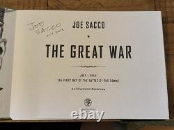 Cartoonist Joe Sacco The Great War Signed Slipcase HB 1st Edition Book