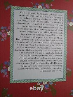 Celia Birtwell Limited Edition 113/250 Signed book with Scarf ossie clark