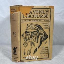 Charles Erskine Scott Wood Earthly Discourse SIGNED 1st Year Print Edition Book