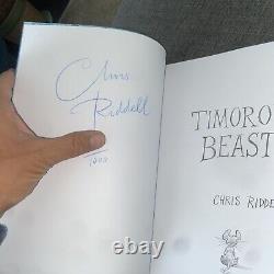 Chris Riddell Signed Book With Sketch Timorous Beasts Limited Edition Of 1000