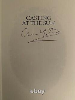 Chris Yates Casting At The Sun signed first edition carp fishing book Redmire
