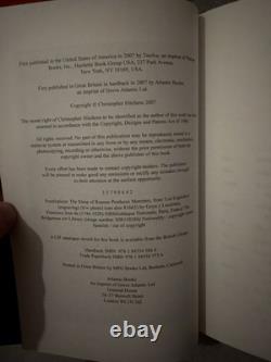 Christopher Hitchens God Is Not Great Signed Hardcover
