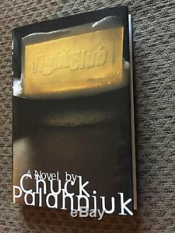Chuck Palahniuk Fight Club First Edition Third Printing Signed Autograph Book