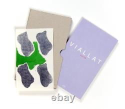Claude VIALLAT Suite Signed Silkscreen on canvas Limited edition Book 275