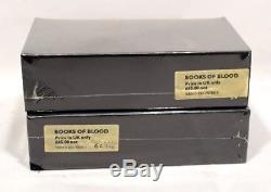 Clive Barker BOOKS OF BLOOD I-VI Signed / Limited Edition Still Sealed in Shrink