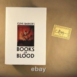 Clive Barker's Books of Blood I-VI (Hardcover in Jacket, Stealth Edition Signed)
