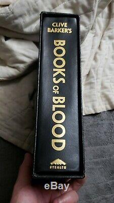 Clive Barker's Books of Blood Signed and Numbered Limited Edition withSlipcase