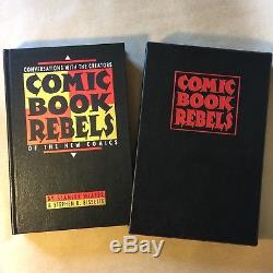 Comic Book Rebels (Stanley Wiater, Neil Gaiman, Alan Moore) Signed First Edition
