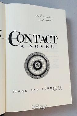 Contact-Carl Sagan-2 Books-SIGNED! -First Edition/1st Printing-1985-VERY RARE
