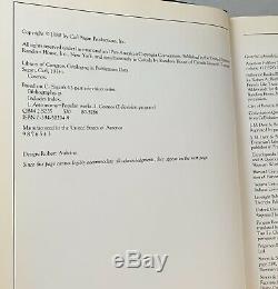 Cosmos-Carl Sagan-SIGNED! -INSCRIBED! -Book Club Edition-HC/DJ-1980-VERY RARE