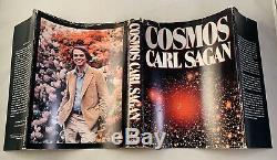 Cosmos-Carl Sagan-SIGNED! -INSCRIBED! -First/1st Book Club Edition-VERY RARE