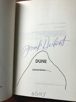 DUNE by Frank Herbert. SIGNED COPY. Book club edition