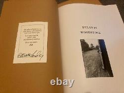 DYLAN IN WOODSTOCK Signed Leather bound Book by Elliott Landy Pub(d)- Genesis