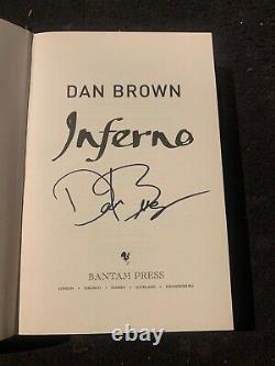 Dan Brown Inferno Signed HB 1st Edition Stunning Book Free Postage