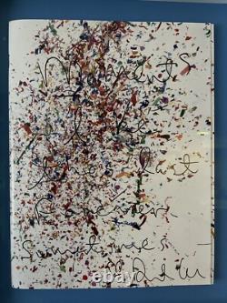 Dan Colen signed & inscribed'Moments Like These' limited edition book by Karma