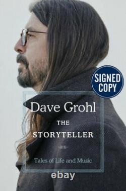 Dave Grohl SIGNED BOOK The Storyteller 1ST EDITION Hardcover Nirvana PREORDER