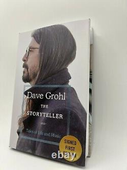 Dave Grohl SIGNED Book The Storyteller 1ST EDITION Hardcover Nirvana IN HAND