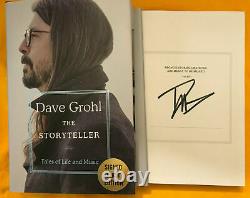Dave Grohl SIGNED Storyteller 1ST Edition Hardcover book Rare. Sold out