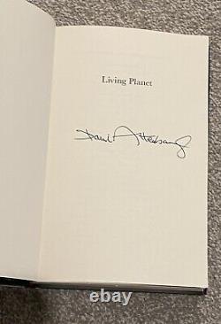 David Attenborough Hand Signed Living Planet 1st Edition Book