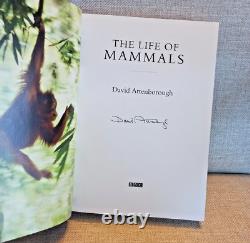 David Attenborough The Life Of Mammals SIGNED FIRST EDITION hardcover book