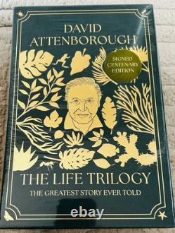 David Attenborough The Life Trilogy SIGNED Centenary edition New sealed
