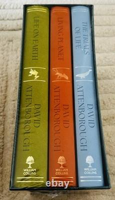 David Attenborough The Life Trilogy SIGNED Centenary edition New sealed