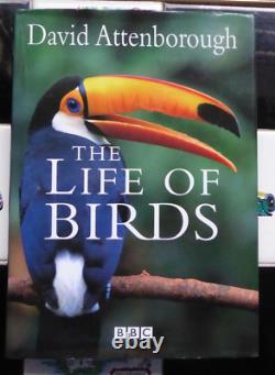 David Attenborough (signed & Inscribed) The Life Of Birds First Edition Book