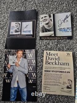 David Beckham Making It Real Hand Signed Paperback Book Autographed