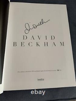 David Beckham Signed Limited Edition Book #132 and 139/500 Soccer