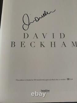 David Beckham Signed Limited Edition Book #132 and 139/500 Soccer