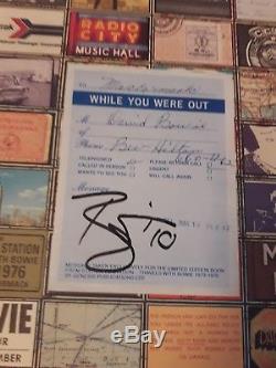 David Bowie Station To Station Genesis Limited Edition Signed Book