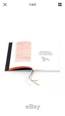 David Bowie V&A Orange Edition Signed Book. Deluxe Edition. Hand Signed By Bowie