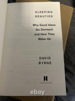 David Byrne SIGNED Sleeping Beauties Book Hardback Talking Heads New