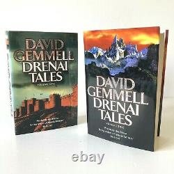 David Gemmell Drenai Tales Vol One & Two (Signed) Hardback Orbit 1st Editions