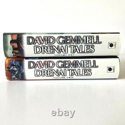 David Gemmell Drenai Tales Vol One & Two (Signed) Hardback Orbit 1st Editions