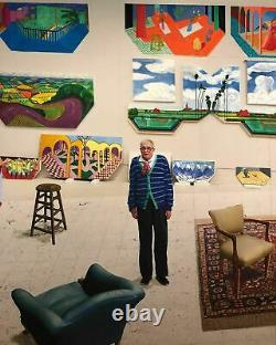 David Hockney 1982 Numbered & Signed Limited Edition Lithograph Print + Book Set