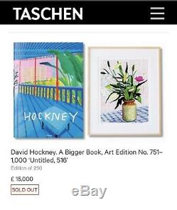 David Hockney A Bigger Book Taschen Art Edition Complete With Signed Ltd Print