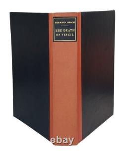 Death of Virgil by Hermann Broch 1945 1st + SIGNED translator card, facsimile DJ