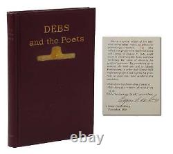 Debs and the Poets SIGNED by EUGENE V. DEBS Limited First Edition 1st 1920