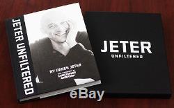 Derek Jeter SIGNED Deluxe Limited Edition Book Unfiltered Autographed with COA