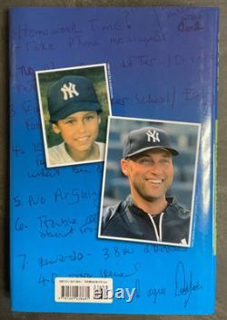 Derek Jeter Signed 1st Edition Hard Cover Book The Contract